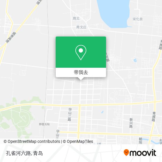 孔雀河六路地图
