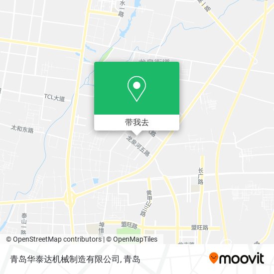 青岛华泰达机械制造有限公司地图