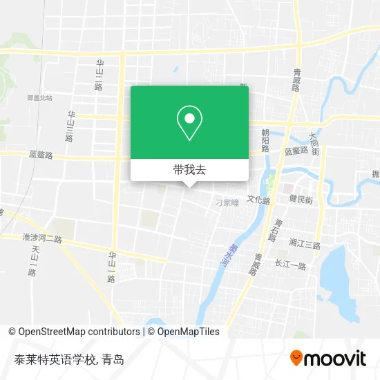 泰莱特英语学校地图