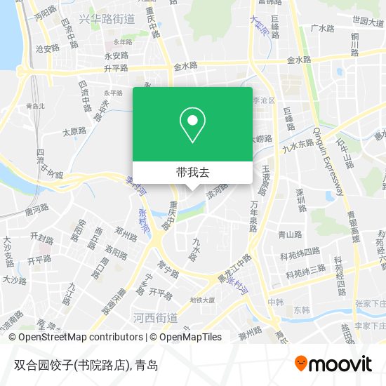 双合园饺子(书院路店)地图