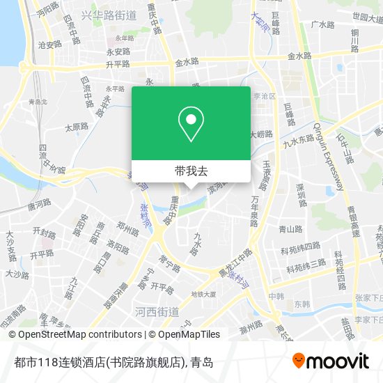 都市118连锁酒店(书院路旗舰店)地图