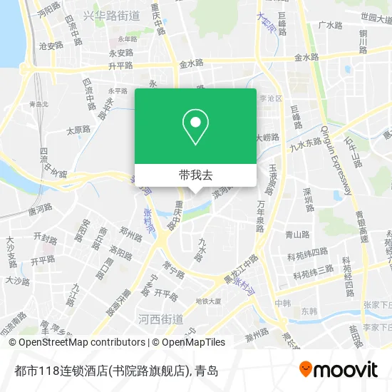 都市118连锁酒店(书院路旗舰店)地图