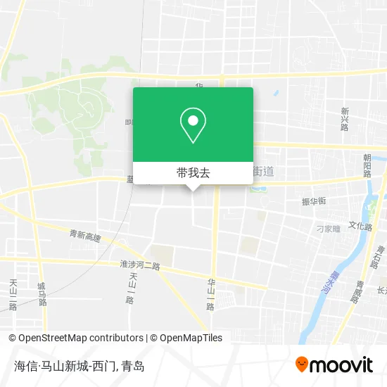 海信·马山新城-西门地图