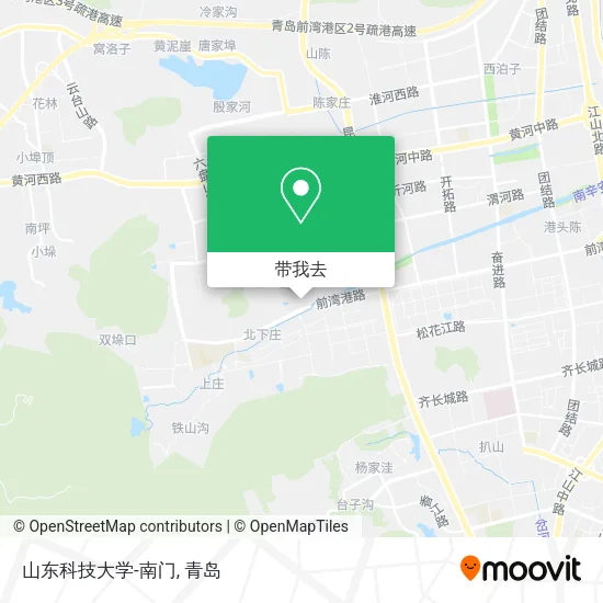 山东科技大学-南门地图