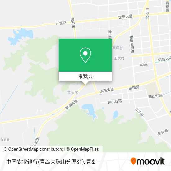 中国农业银行(青岛大珠山分理处)地图