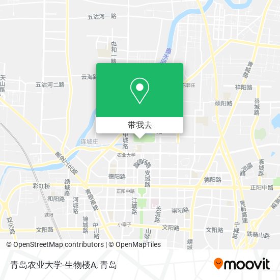 青岛农业大学-生物楼A地图