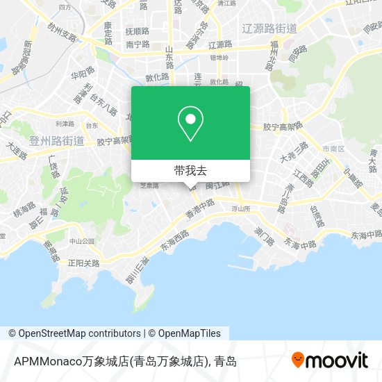 APMMonaco万象城店(青岛万象城店)地图