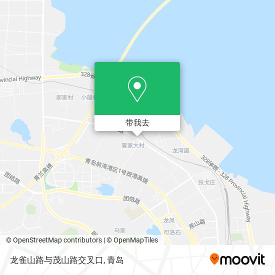 龙雀山路与茂山路交叉口地图