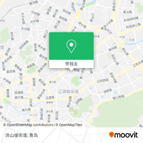 洪山坡街道地图