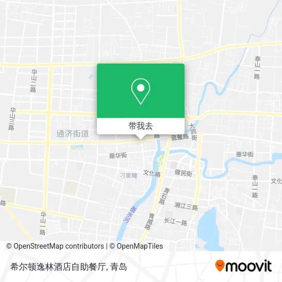 希尔顿逸林酒店自助餐厅地图
