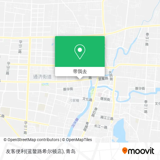 友客便利(蓝鳌路希尔顿店)地图