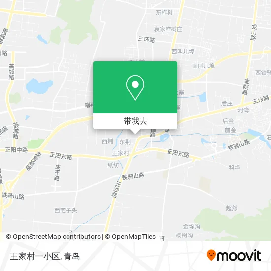 王家村一小区地图