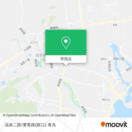 温泉二路/莱青路(路口)地图
