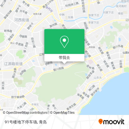 91号楼地下停车场地图