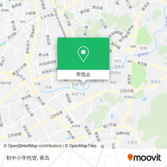 初中小学托管地图