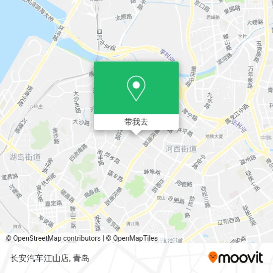 长安汽车江山店地图