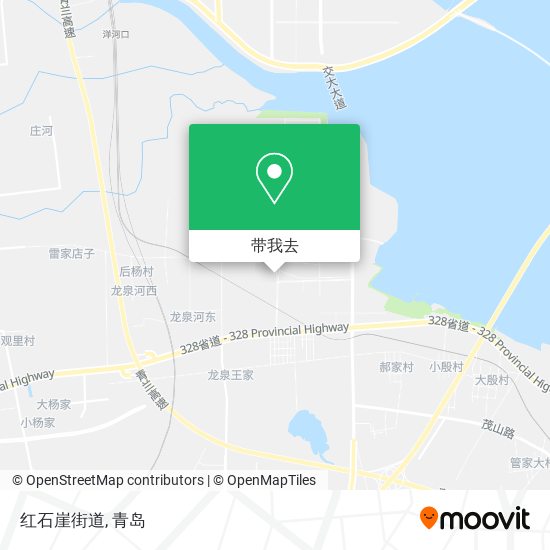 红石崖街道地图