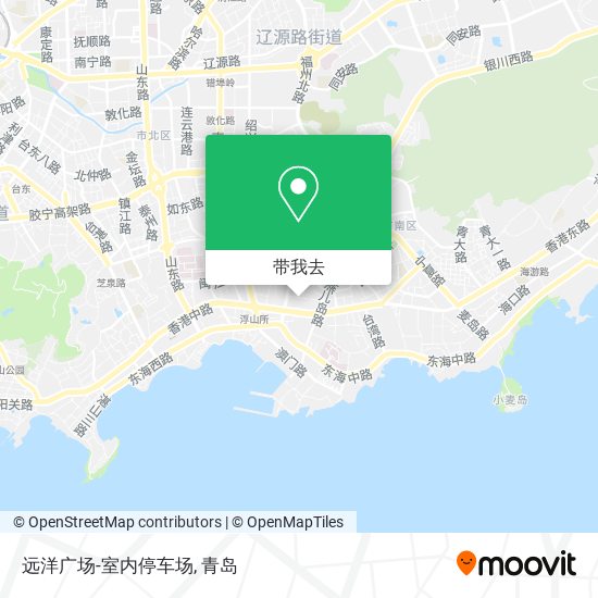 远洋广场-室内停车场地图