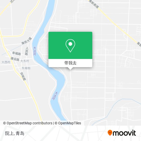 院上地图