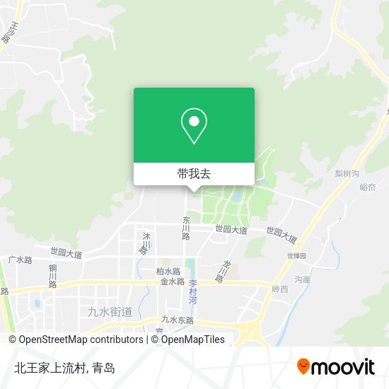 北王家上流村地图