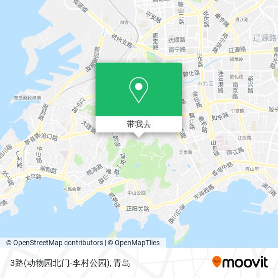 3路(动物园北门-李村公园)地图