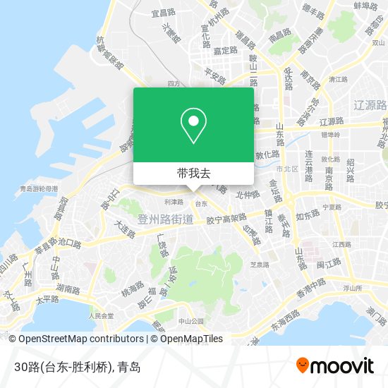 30路(台东-胜利桥)地图