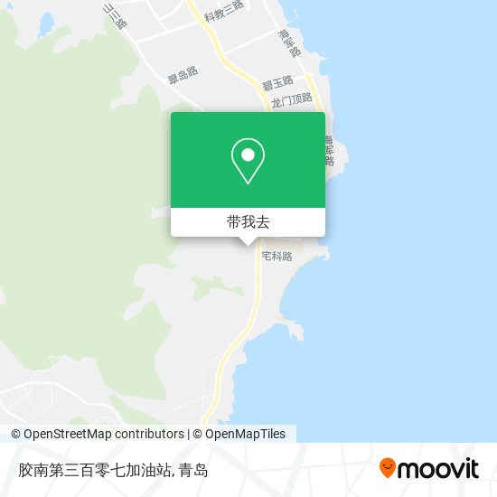 胶南第三百零七加油站地图