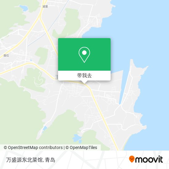 万盛源东北菜馆地图