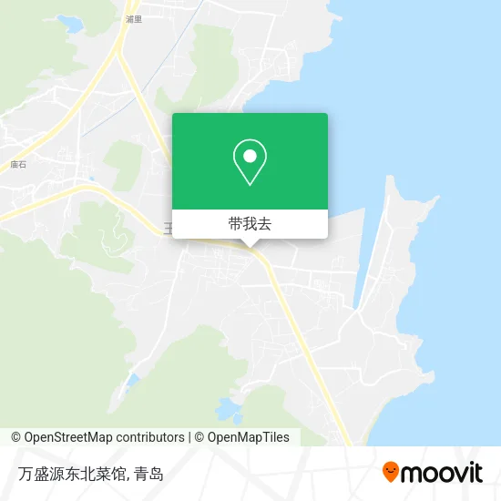 万盛源东北菜馆地图