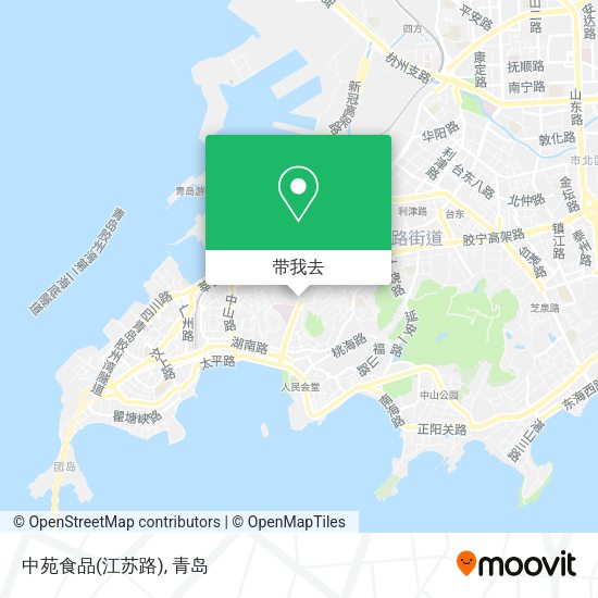 中苑食品(江苏路)地图