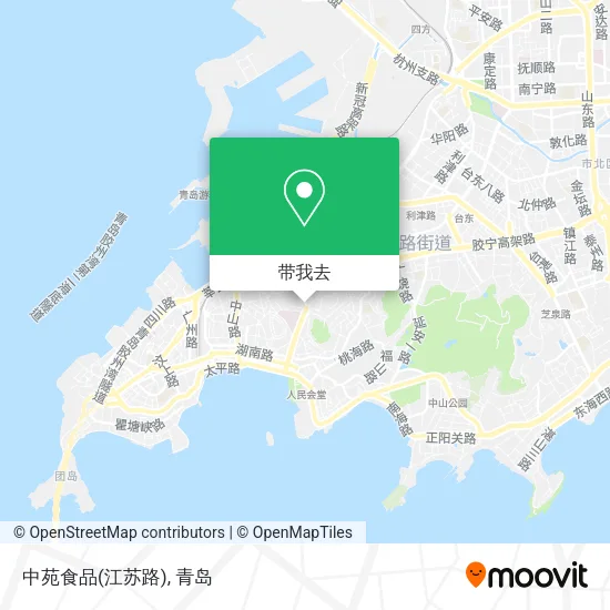 中苑食品(江苏路)地图