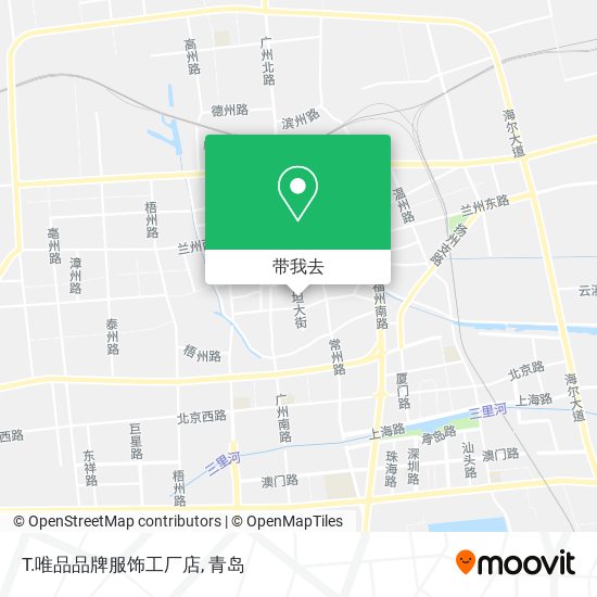 T.唯品品牌服饰工厂店地图