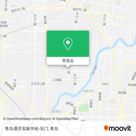 青岛通济实验学校-东门地图
