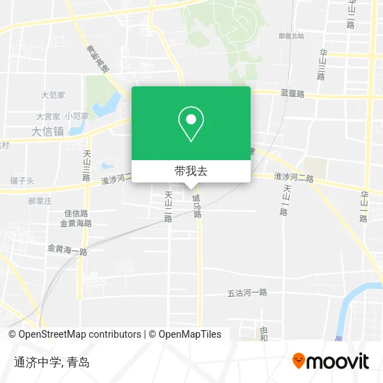 通济中学地图