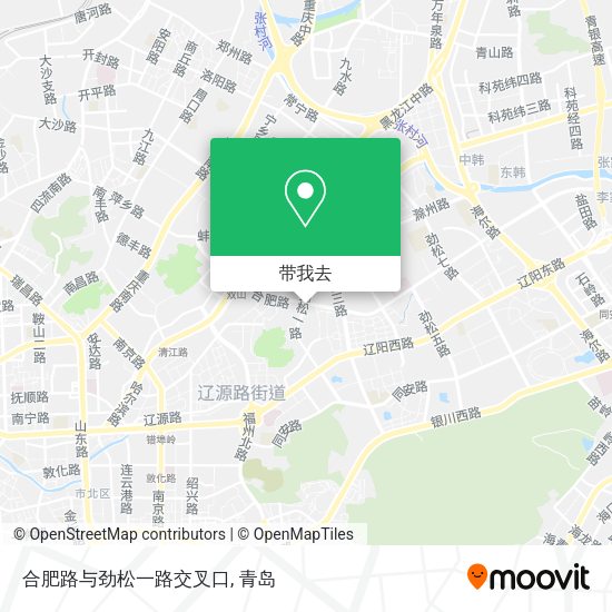 合肥路与劲松一路交叉口地图