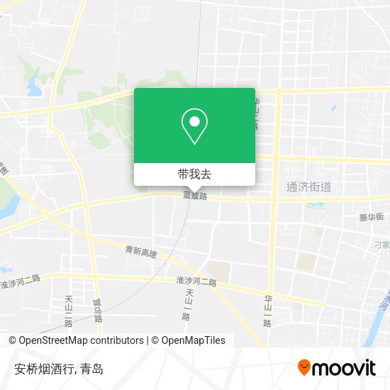 安桥烟酒行地图