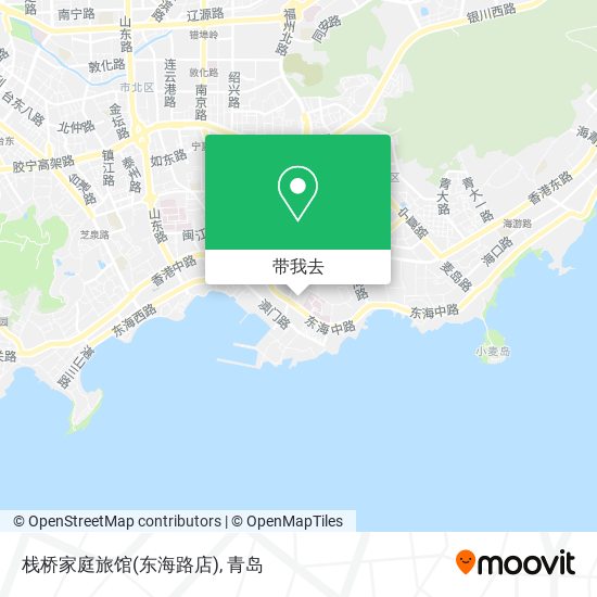栈桥家庭旅馆(东海路店)地图