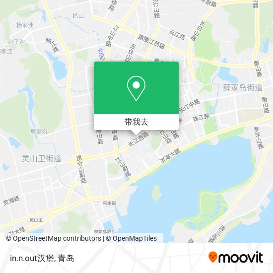 in.n.out汉堡地图
