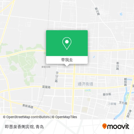 即墨泉香阁宾馆地图