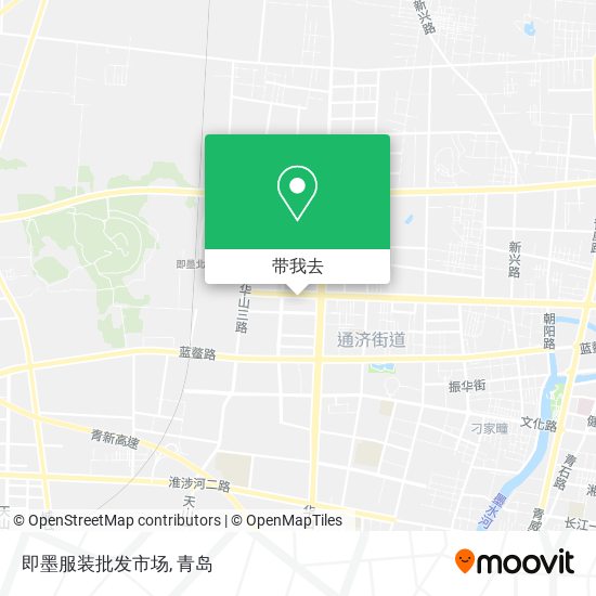 即墨服装批发市场地图