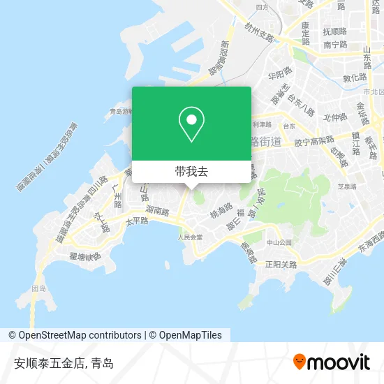 安顺泰五金店地图