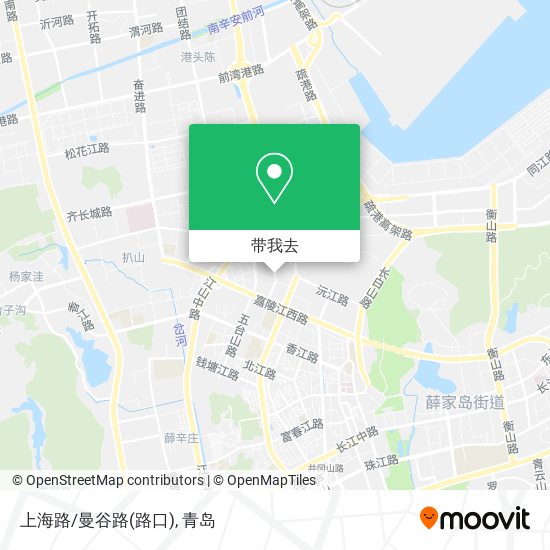 上海路/曼谷路(路口)地图