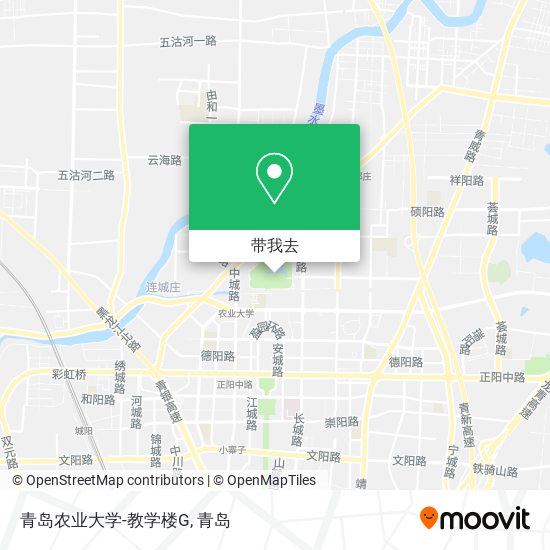 青岛农业大学-教学楼G地图