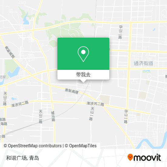 和谐广场地图