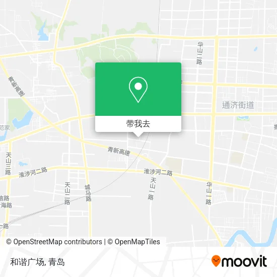 和谐广场地图