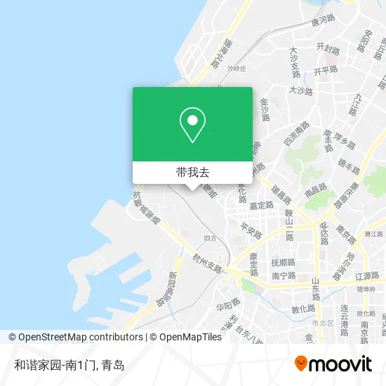 和谐家园-南1门地图