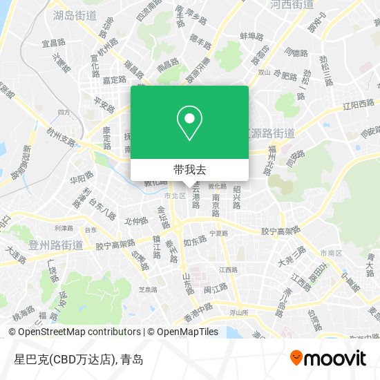 星巴克(CBD万达店)地图