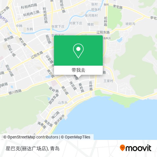 星巴克(丽达广场店)地图