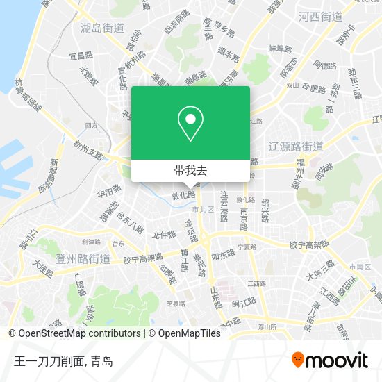 王一刀刀削面地图
