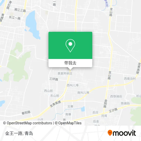 金王一路地图